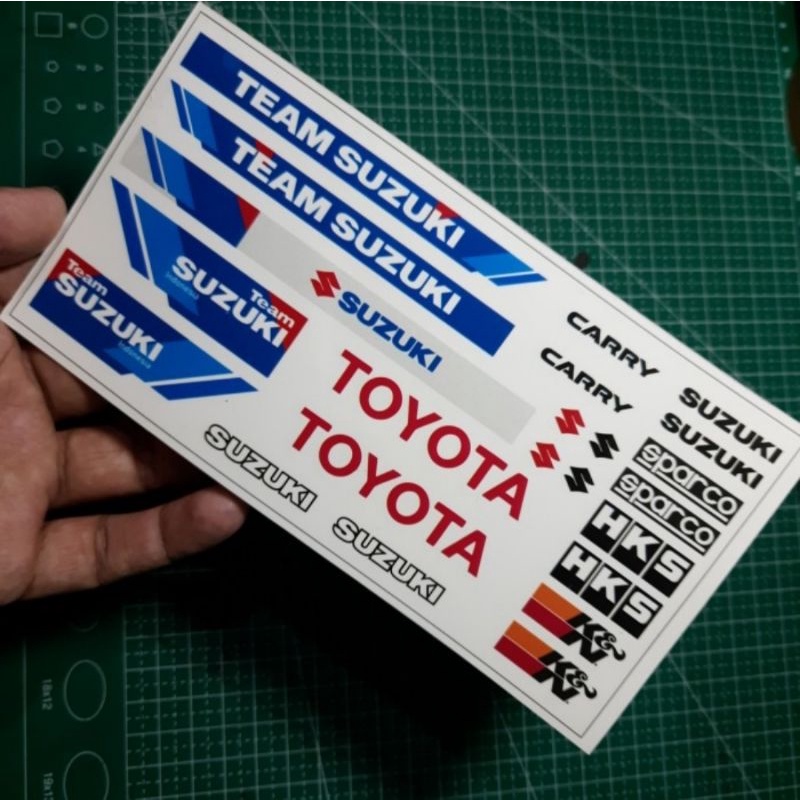 STIKER WPL D12 WPL C24 TRANSPARAN