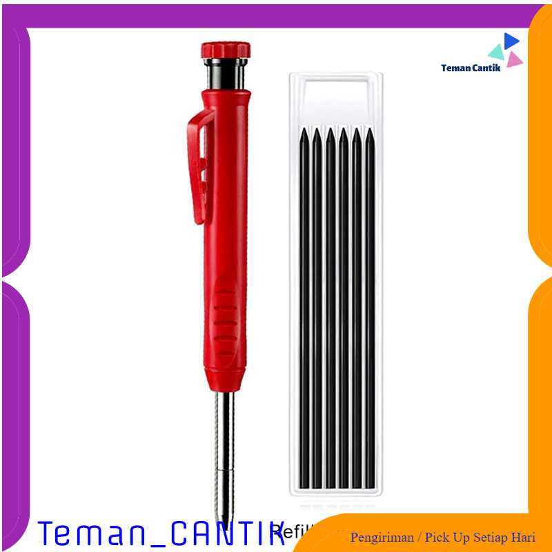 

TC-DA1 BAILE Pensil Refill Solid Carpenter Marking Pencil with Refill B15322