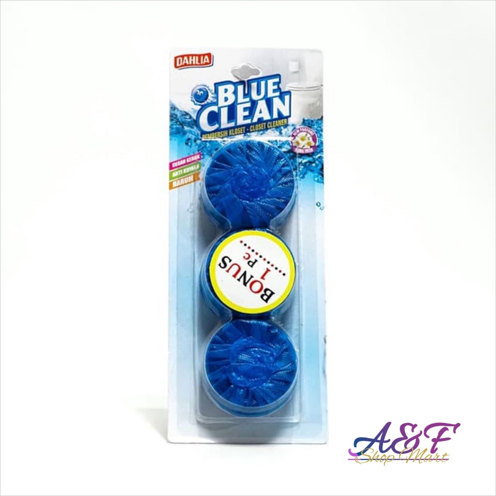 DAHLIA BLUE CLEAN isi 3 - Pembersih Kloset Anti Kerak