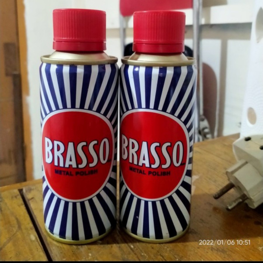 Brasso Metal Polish 200 ml Pengkilat Logam Stainless dll