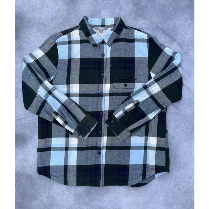 flanel sherpa uniqlo