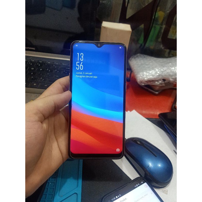 HP OPPO A7 RAM 4/64GB SECOND-GOLD