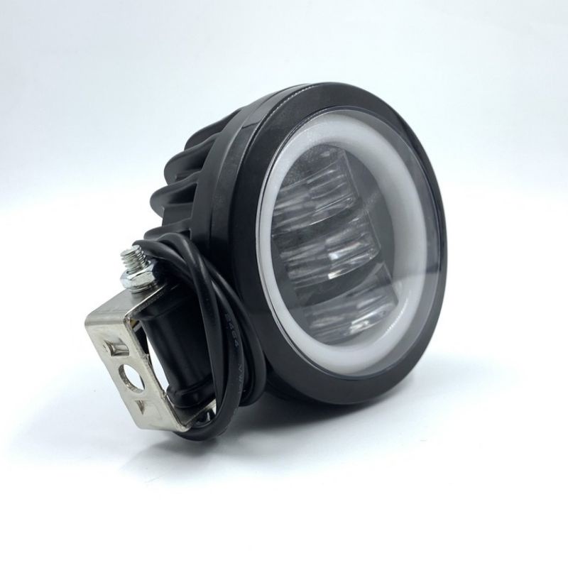 Lampu Tembak Sorot LED CWL 3 Mata Lensa 6D 40watt cree angel Eye Round Bulat