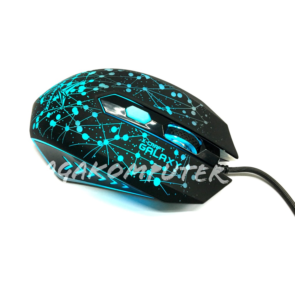 Mouse Gaming Alcatroz X-Craft Galaxy usb
