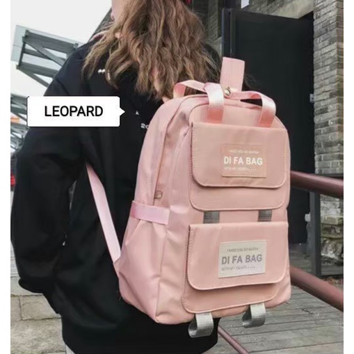 Tas Ransel Wanita Difa Bag Korean Style Remaja / Tas Ransel Anak Perempuan