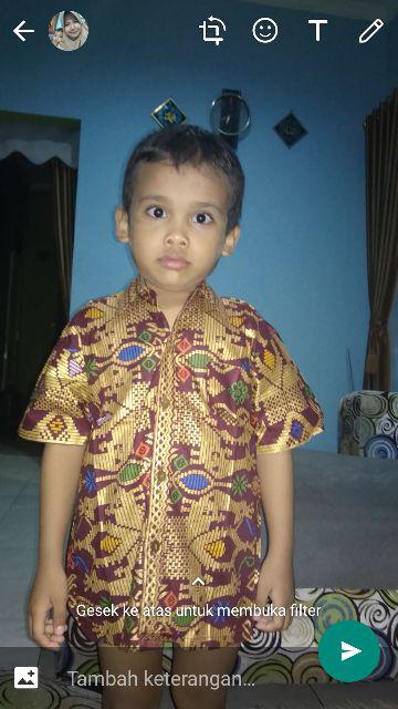 Hem Kemeja Atasan Batik Anak Cowok Laki-laki Narita Prodo