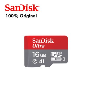 Memory Card Microsd SanDisk Ultra Micro SD Card 16GB UHS-I A1 up to 98Mbps Original