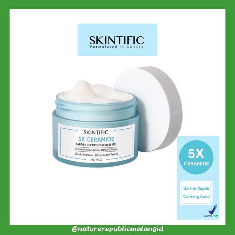 Skintific 5X Ceramide Barrier - MSH Niacinamide Moisturize Gel Moisturizer 30g BPOM