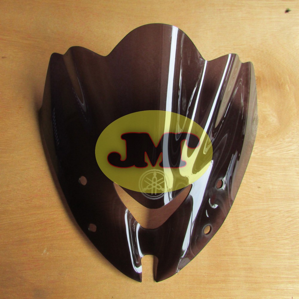 Visor Vixion Old Model Advance Atau Windshield Variasi Aksesoris Tambahan Vixion Old Bahan PC Hitam 