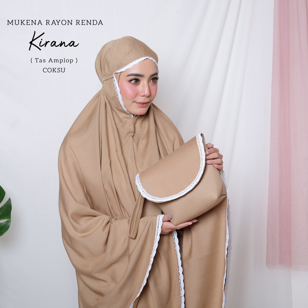 MUKENA BALI TASIK - MUKENA DEWASA RAYON RENDA KIRANA