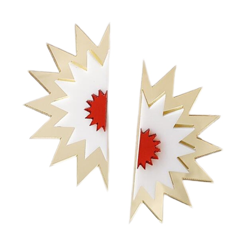 Siy 1 Pasang Anting Tusuk Gantung Wanita Bahan Akrilik Untuk Hadiah