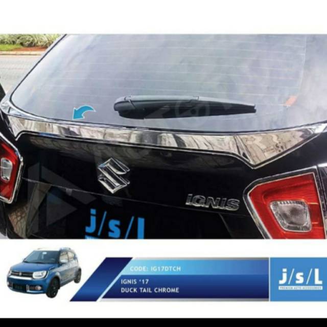 Duck tail full chrome Suzuki Ignis jsl