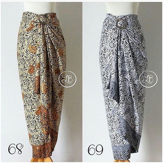 Rok Lilit / Kain Lilit Bawahan Kebaya Motif Batik