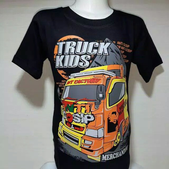 BAJU TRUK OLENG ANAK // KAOS TRUK ANAK / ANTI GOSIP ANAK // KAOS ANAK