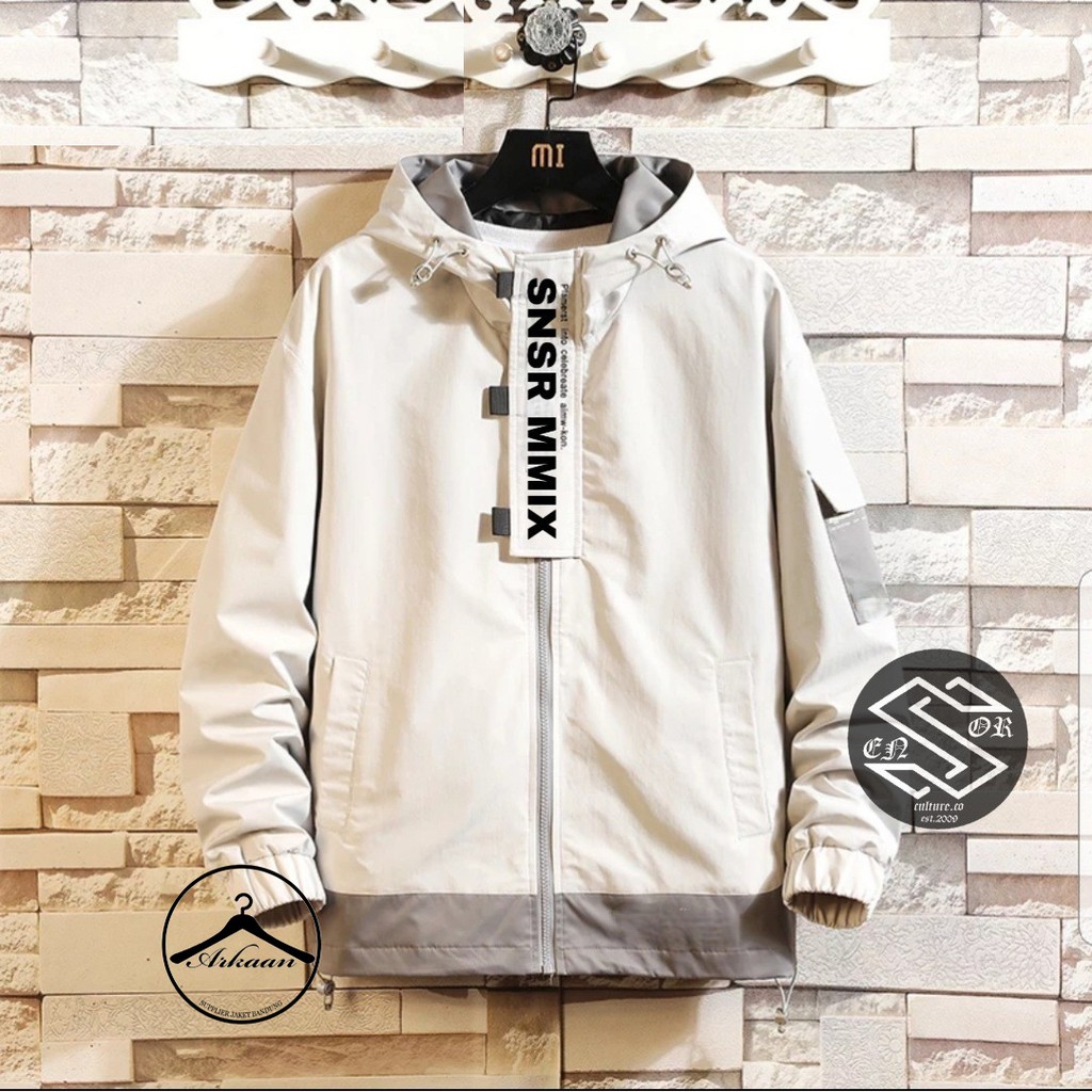 AKN JAKET HOODIE SNSR MMIX / JAKET HOODIE CANVAS PRIA ORIGINAL SENSOR