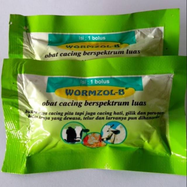 Jual Wormzol B Obat Cacing Sapi Spektrum Luas @bolus | Shopee Indonesia