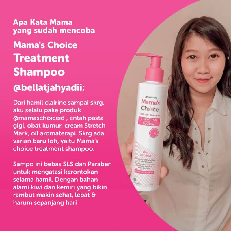 Mama's Choice Treatment Shampoo | Sampo Anti Rontok | Perawatan Rambut Rontok