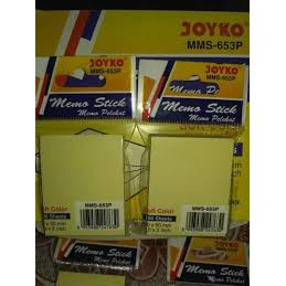 

Joyko Memo Stick Pelekat MMS-653P - Soft Color (ECER PER 4 PCS)