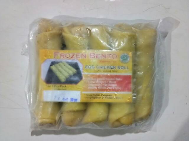 

Egg chicken roll frozen mini isi 5 roll
