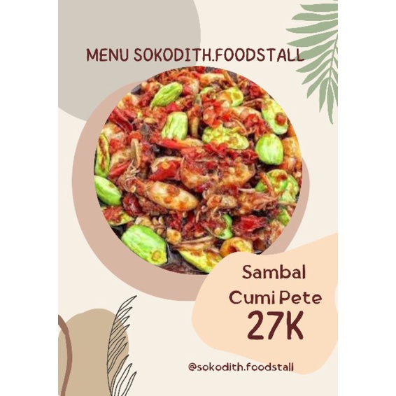 

Sambal Cumi Petai