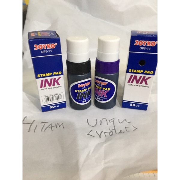

tinta stempel joyko hitam/ ungu harga per piece
