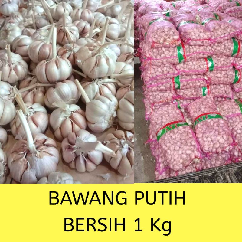 

[BISA COD] BAWANG PUTIH BERSIH 1KG