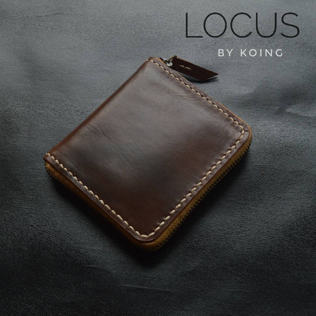 KOING DOMPET PRIA FULL KULIT ASLI ORIGINAL LIPAT RIT CUSTOM NAMA