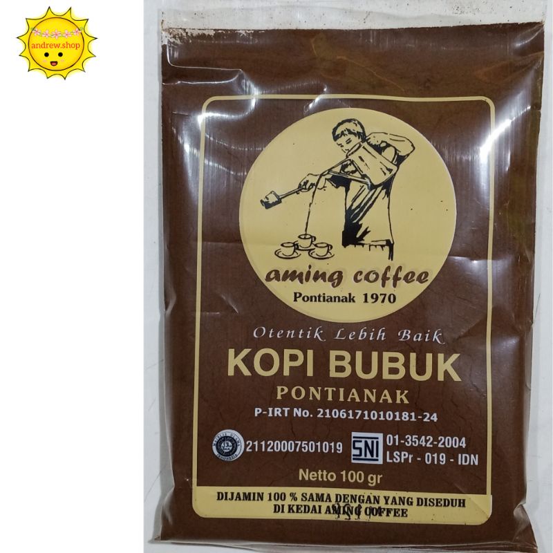 

Kopi Bubuk Aming Coffee 100gr