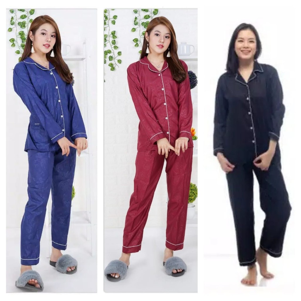 hokyfashion PIYAMA PP SATIN EMBOS FIT TO XL-2