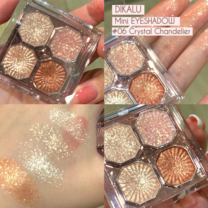 rcsbeauty ✅ NEW DIKALU eyeshadow mini 4 warna matte glitter eyeshadow dikalu mini 4 warna