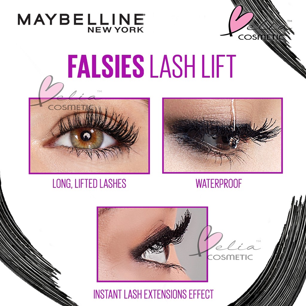 ❤ BELIA ❤ MAYBELLINE The Falsies Lash Lift Waterproof Mascara (✔️BPOM)