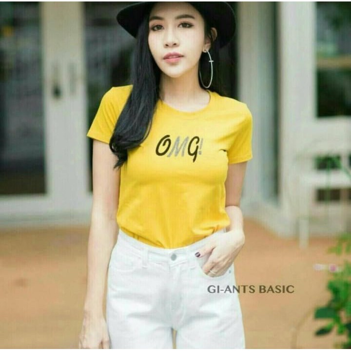 VS - KAOS GI-ANTS BASIC OMG BAJU WANITA TUMBLR TEE TSHIRT