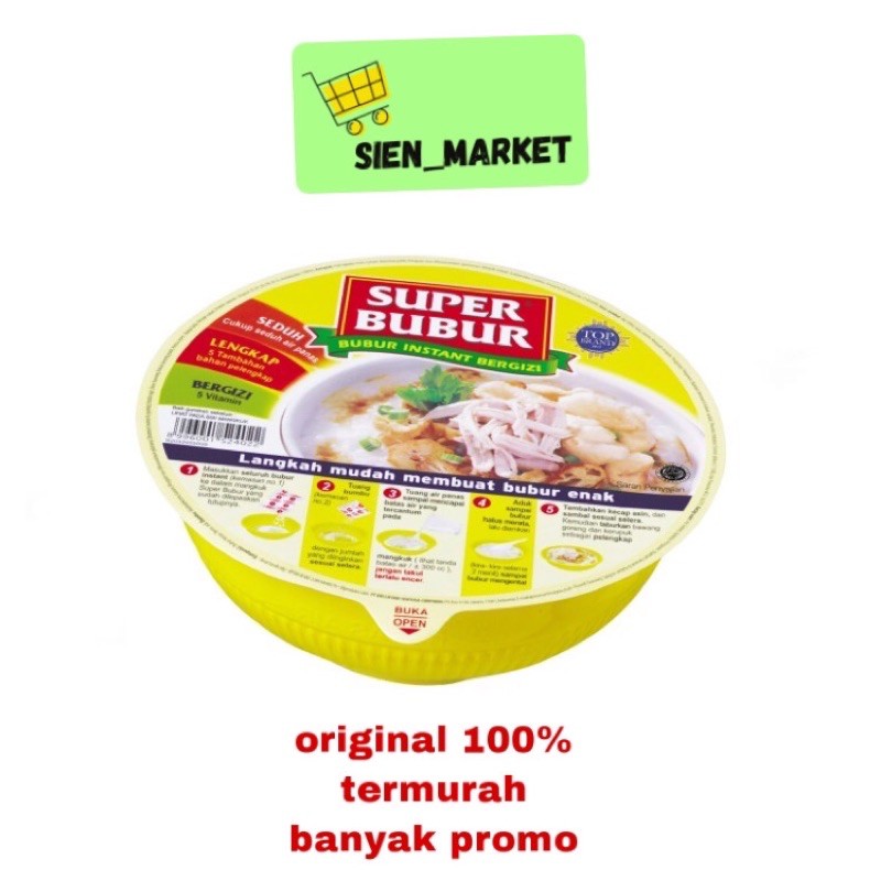 

SUPER BUBUR AYAM CUP 64 GR SUPER BUBUR CUP MURAH SUPER BUBUR TERMURAH