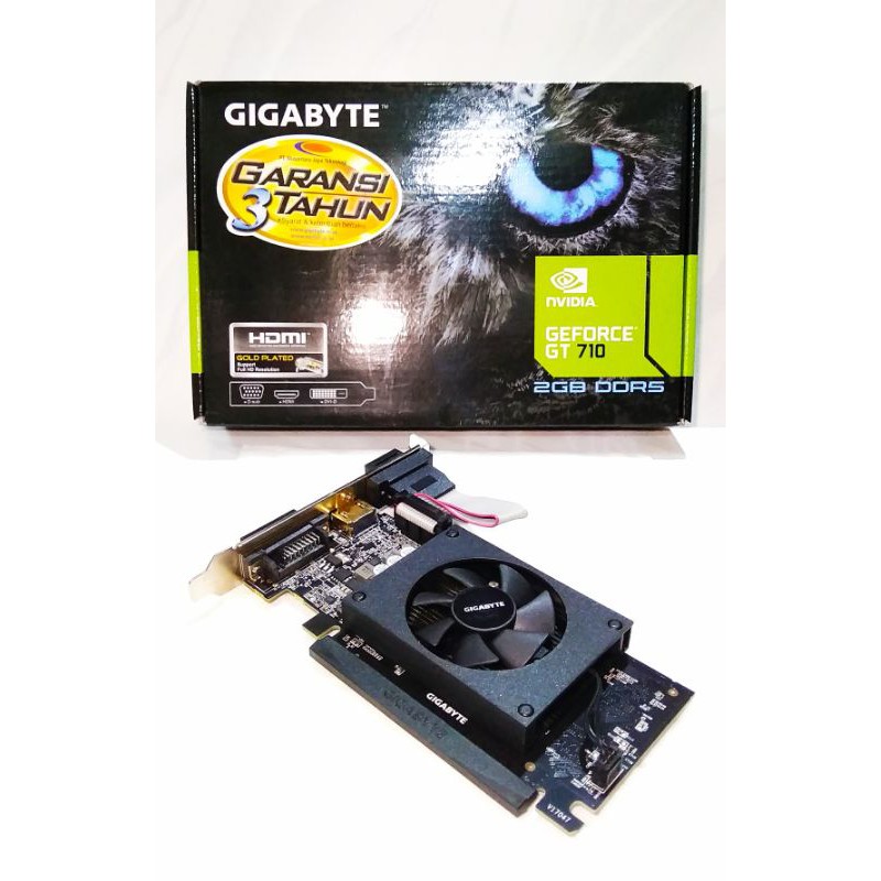 vga card GIGABYTE 2GB DDR5 64bit NVIDIA GEFORCE GT710