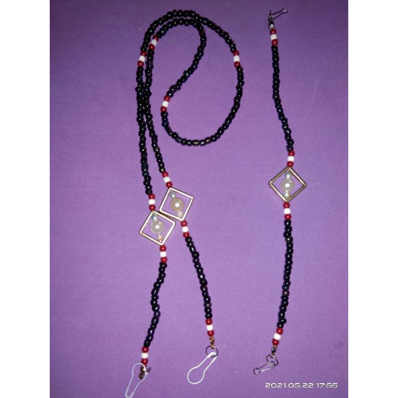 1 set kalung dan konektor masker