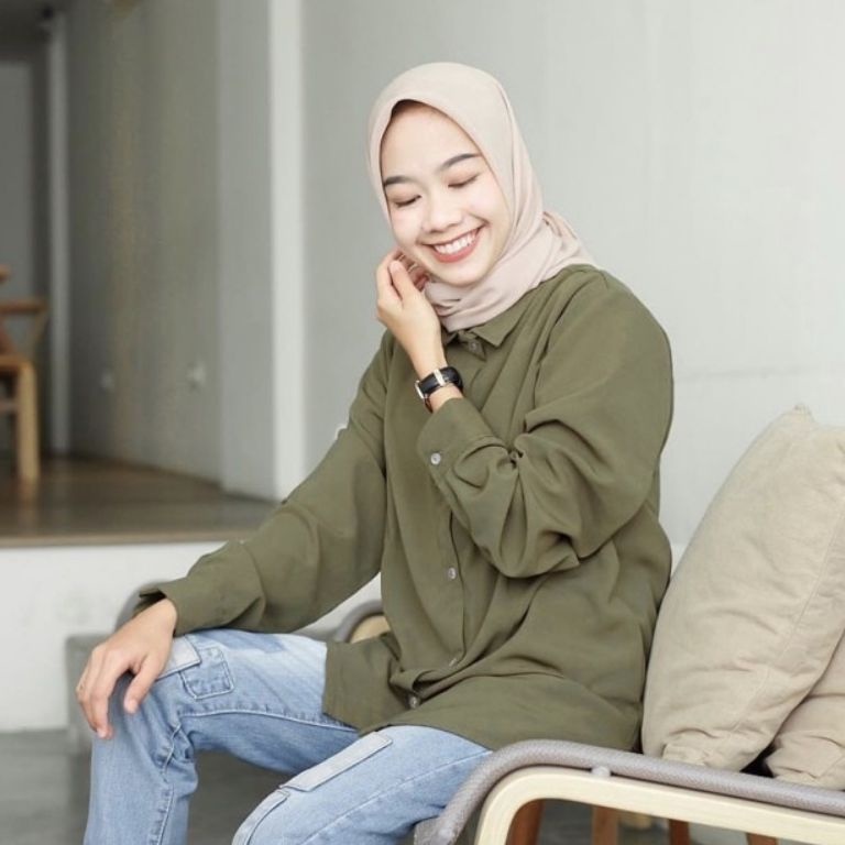 KEMEJA POLOS WANITA | KEMEJA KERJA POLOS | KEMEJA POLOS OVERSIZE | KEMEJA BASIC | KEMEJA WANITA CASUAL BASIC AUDREY EVERY LUCIA RIANA TOP BLOUSE