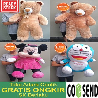  Boneka  Jumbo  1meter Teddy  Bear  Beruang Cantik Panda Imut 