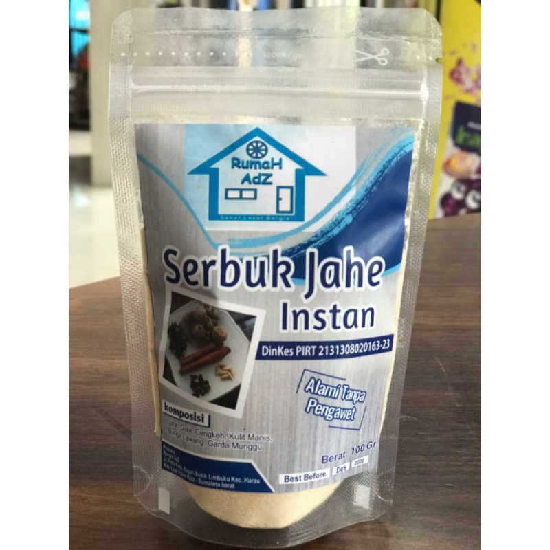 

Serbuk jahe instan 100 gr