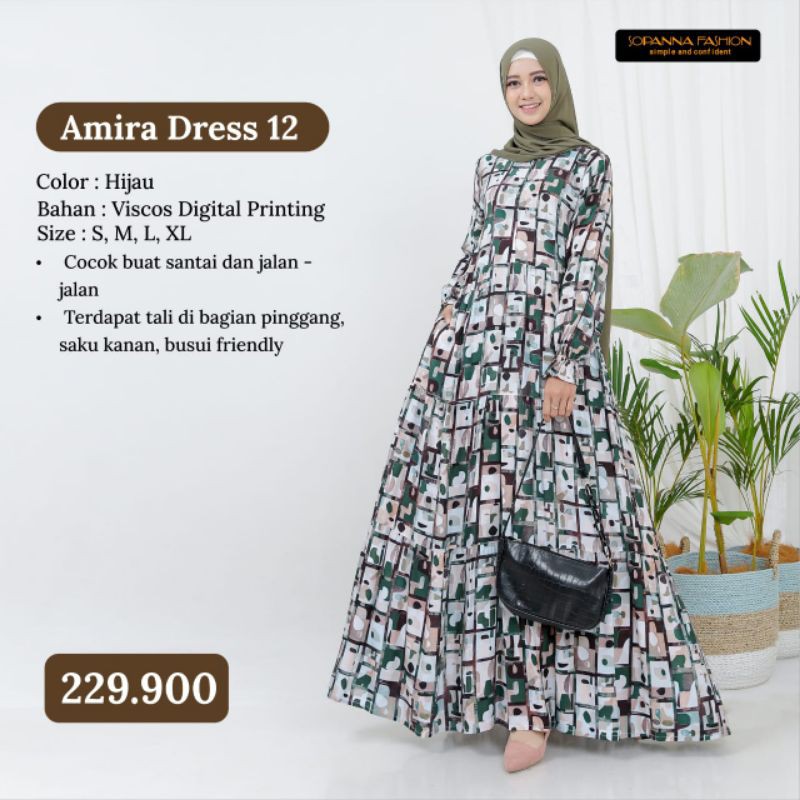 GAMIS RAYON BATIK AMIRA DRESS
