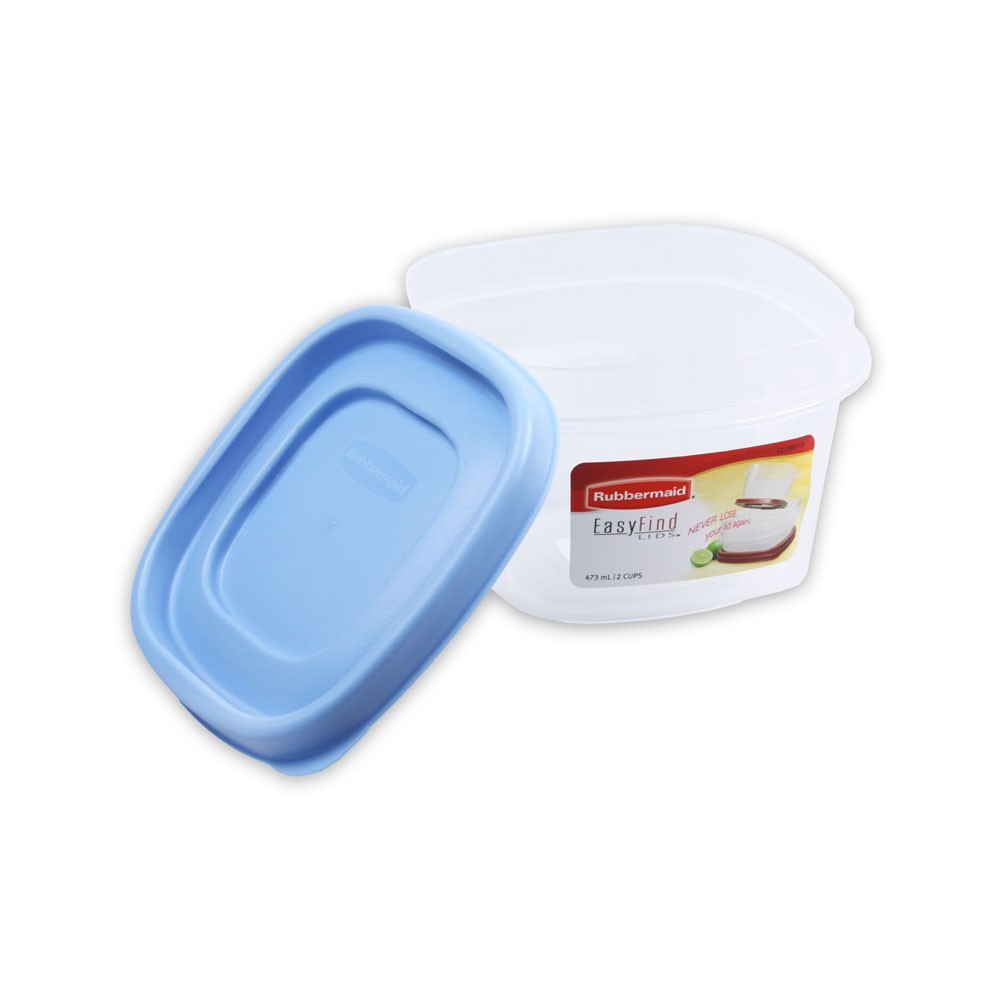 RUBBERMAID TEMPAT MAKAN 2 CUP - BIRU