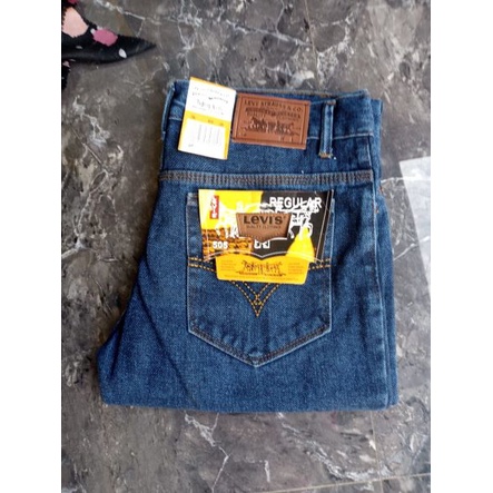 Celana jeans panjang pria standar panjang jeans ukuran 27-32 Celana straight jeans standar pria panjang premium