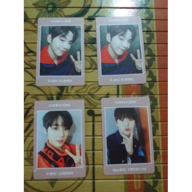 (BOOKED) OFFICIAL PC KANG DANIEL, PARK JIHOON, HWANG MINHYUN UNDIVIDED WANNA ONE VER
