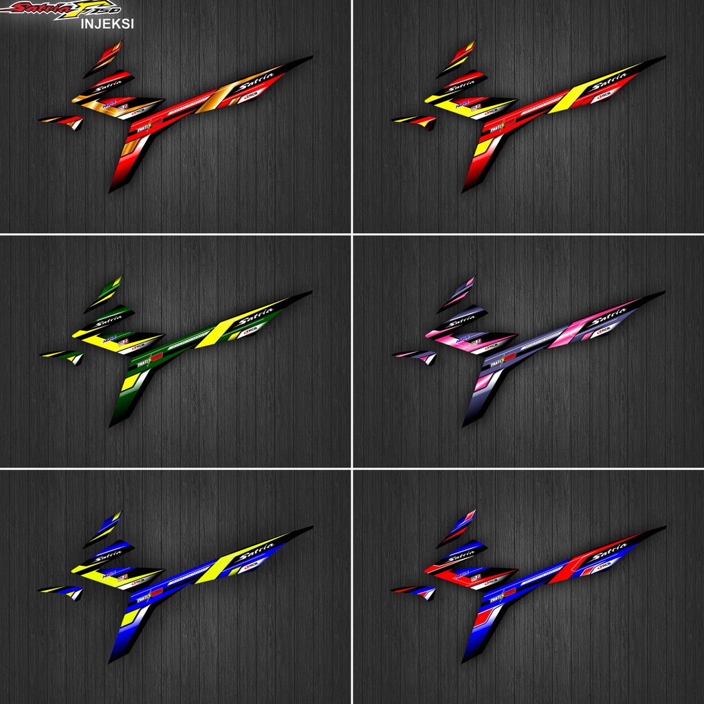 Stiker Motor Striping Variasi Suzuki Satria FU Injeksi / Stiker Variasi Satria FU 150 Injeksi / Stri