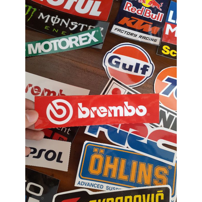 sticker stiker sponsor superbike motogp ninja r15 r25 nmax adv xmax gsx crv pcx aerox racing brembo