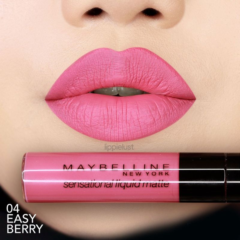 maybelline sensational liquid matte lip cream made easy &amp; easy berry