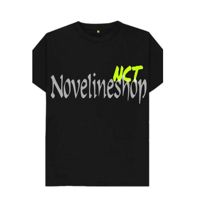 BAJU WANITA/PRIA KAOS KPOP KOREAN NCT LOGO HIJAU NEON RENJUN COTTON COMBED