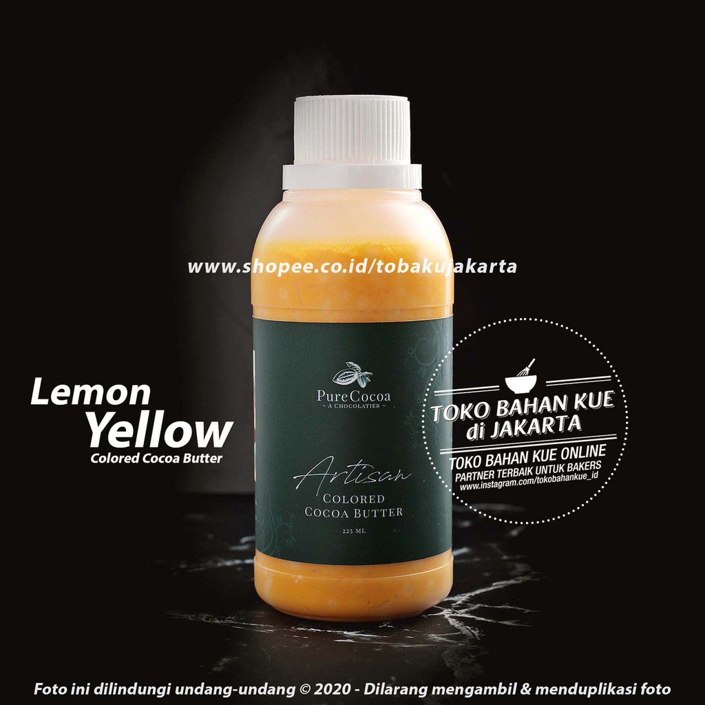 

Chocolate Coloring YELLOW Pure Cocoa Artisan Cocoa Butter Pewarna Cokelat Warna Kuning