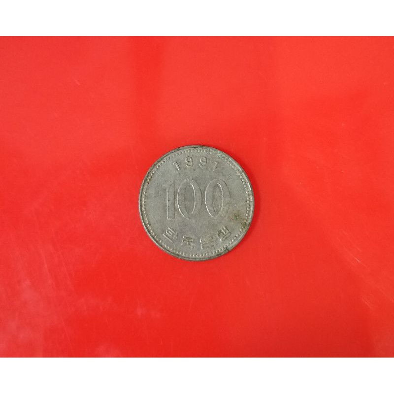 Koin Korea 100 Won 1991