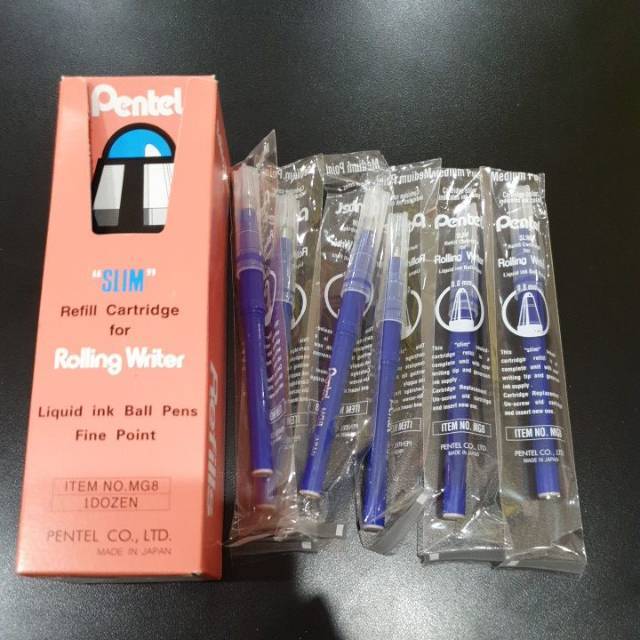 

HJK Isi REFILL Rolling Pen TR-400 Pentel Mg8 (Pcs)