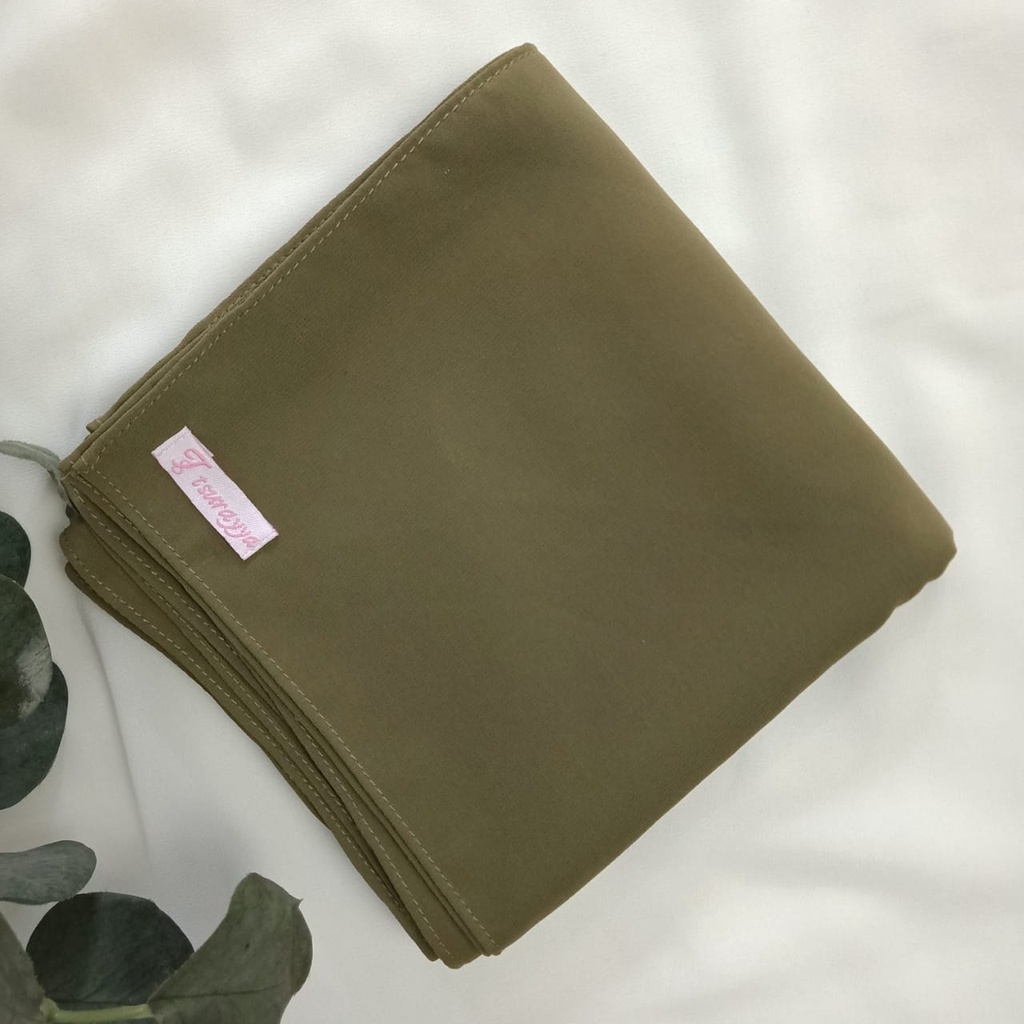 (PART 1) PASHMINA 200x100 SET CADAR/PASHMINA JUMBO CERUTI/PASMINA SYARI-Army